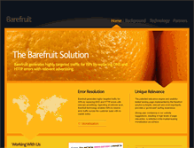 Tablet Screenshot of barefruit.co.uk