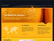 Tablet Screenshot of barefruit.com